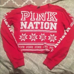 VS Pink Crop Top